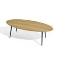 Bivaq Vint Loungetisch oval 130 × 60 cm