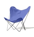 Weinbaums Hardoy Butterfly Chair OUTDOOR Batyline Blau