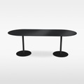 Massproductions Odette Dining Table with Top Oval 210 x 90