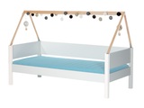 Manis-h Hausbett mit Bettrahmen und Bucherahmen