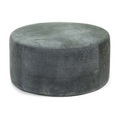 Serax Leder Bodenkissen Dunkelgrau Klein D66 H32.5 cm