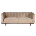 Zago Canapé velours 3 places vintage Dante