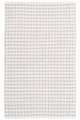 Dash and Albert Checks Pearl Grey Woven Cotton Rug