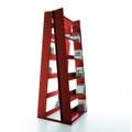 Danese Milano, Danese Milano Gran Livorno Muro 5° Bücherregal für die Wand schräg