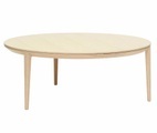 SP01 ETOILE Runder Couchtisch aus Holz und Glas