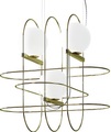 FontanaArte, Fontana Arte SETAREH LED-Pendelleuchte, 3-Kugeln