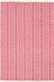 Dash and Albert Fair Isle Red/Ivory Cotton Woven Rug