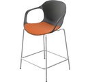 Fritz Hansen NAP KS68, Barstuhl m/armlehnen, Sitzpolsterung