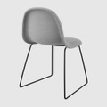 Gubi 3D Dining Chair - Fully Upholstered - Sledge base