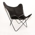Hardoy / Butterfly Chair, Hardoy Butterfly Chair - Kuhfell schwarz