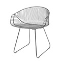 Bloomingville River Lounge Chair Grey Metal