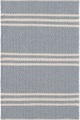 Dash and Albert Lexington Swedish Blue/Ivory Indoor/Outdoor Pet Rug