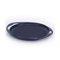 Le Creuset, Le Creuset Grillplatte Rund 25 cm Schwarz