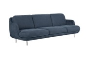Fritz Hansen Lune JH300 Sofa 3 Sitzer Aluminium Beine