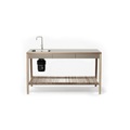 Mint, Mint Freestanding Kitchen Sets Large with Wooden Rack