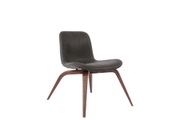 Norr11 Goose Lounge Chair Dark Stained / Leather