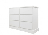 Bopita Kommode Doppelt Mit 6 Schubladen Palermo White Brush