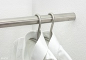 Phos Garderobenstange für Nische, Ø 30 mm GSR N 30-1000