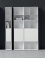 Piure - Nex Pur Box - Regal mit Tür Farbe Weiss 211,5 cm Höhe - Unten