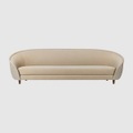 GUBI, Gubi Revers Sofa-Fully Upholstered 280x100 Wood base