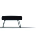 Richard Lampert Lounge Chair Hirche Hocker