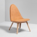 Sackit, Sackit Nordic Loungestuhl Eiche mit Stiching