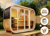 FinnTherm, Sauna-Komplettset Fasssauna Ellipso L