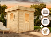 FinnTherm, Sauna-Komplettset Saunahaus Cubus