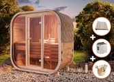 FinnTherm, Sauna-Komplettset Fasssauna Ellipso M