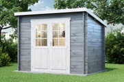 Alpholz, Pultdach Gartenhaus Modell Martina-28