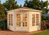 5-Eck Gartenhaus Modell Josephine-40 A