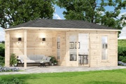 Alpholz, 5-Eck Gartenhaus Liwa