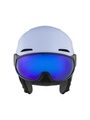 Alpina Alto Q-Lite Visier Skihelm - Lilac Black Matt