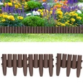 Deuba®, Beeteinfassung 2er-Set Braun 4,48m