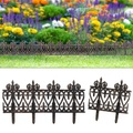 Deuba®, Deuba® Beeteinfassung 5er-Set Messingoptik 9,50m