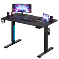 Höhenverstellbarer Schreibtisch Braun 110x60x73-118cm