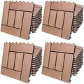 Deuba® WPC Fliesen 44er-Set Mosaik Terrakotta - 30x30cm