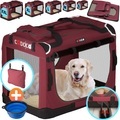 Hundetransportbox Rot XL 82x59x59cm