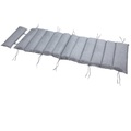 Detex, Detex Auflage Schwungliege Grau meliert 177x58x7cm