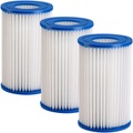 Monzana ®, Filterkartusche 3er-Set Blau 13,8x10,5cm
