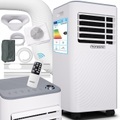 Monzana ®, Mobile Klimaanlage MZKA2600 Weiß App, Sprachsteuerung
