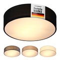 Monzana ®, Deckenlampe Schwarz Stoff Ø30cm
