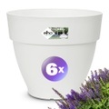 Blumentopf 6er-Set Weiß 30x25cm 11,3L