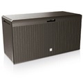 Prosperplast Auflagenbox Rato Plus Braun 114x47x60cm mit Rollen