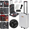 Monzana ®, monzana Trolley Werkzeugkoffer mit Werkzeug 899-teilig