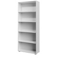 Casaria Bücherregal 190cm »Vela« Weiß - 5 Fächer