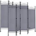 Deuba®, Deuba® Paravent Lucca 2er-Set Anthrazit 180x163cm