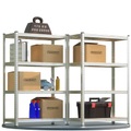 Deuba Schwerlastregal 2er-Set 160x90x40cm verzinkt 700kg