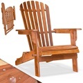 Casaria, Casaria Liegestuhl Adirondack Akazienholz klappbar