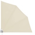 Deuba Balkonfächer 2er-Set Beige 140x140cm klappbar